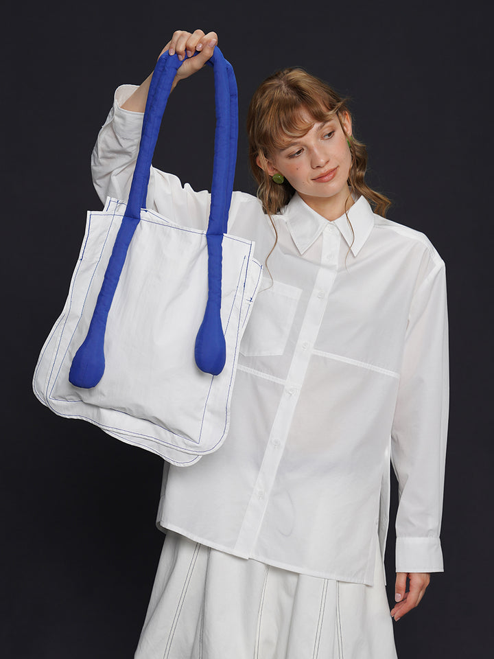 Original and original design bag, medieval large capacity cloth bag, ins style handbag, niche shoulder bag