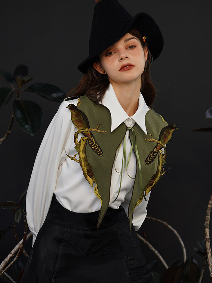 French Chic Detachable Collar - Original Versatile Thin Decorative Mini Shawl