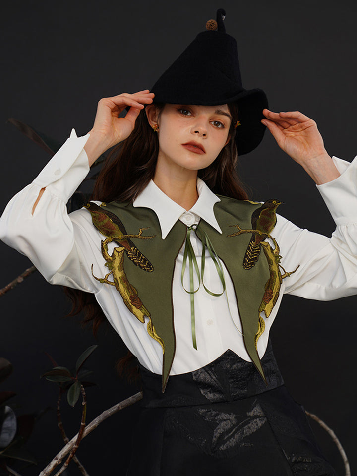French Chic Detachable Collar - Original Versatile Thin Decorative Mini Shawl