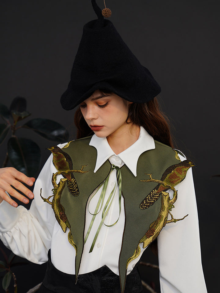 French Chic Detachable Collar - Original Versatile Thin Decorative Mini Shawl