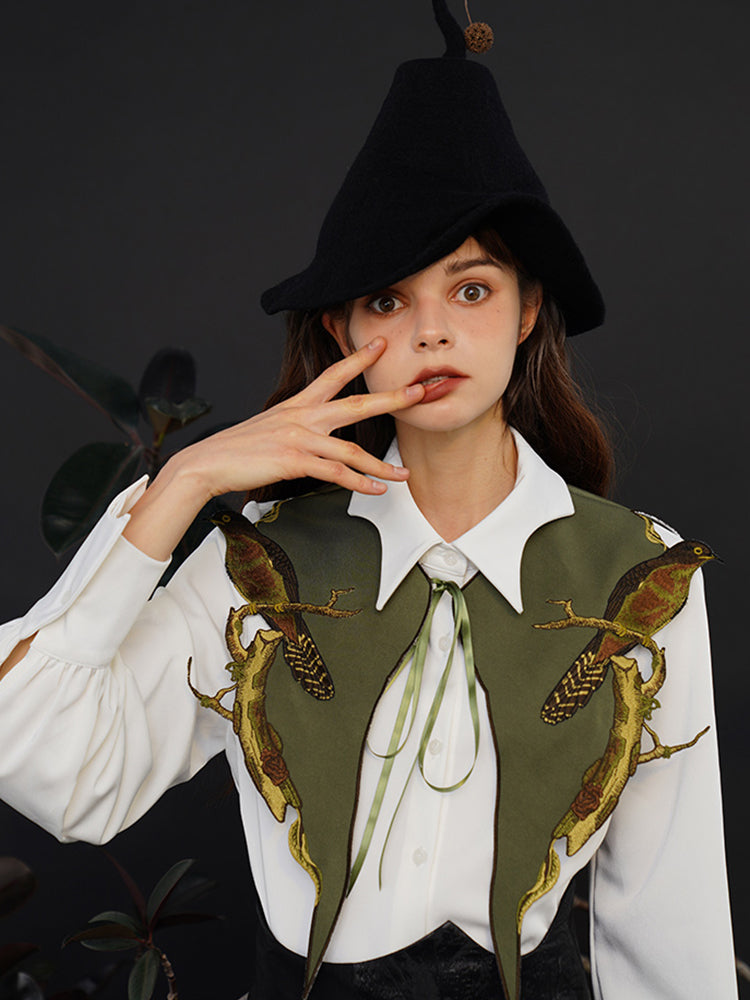 French Chic Detachable Collar - Original Versatile Thin Decorative Mini Shawl