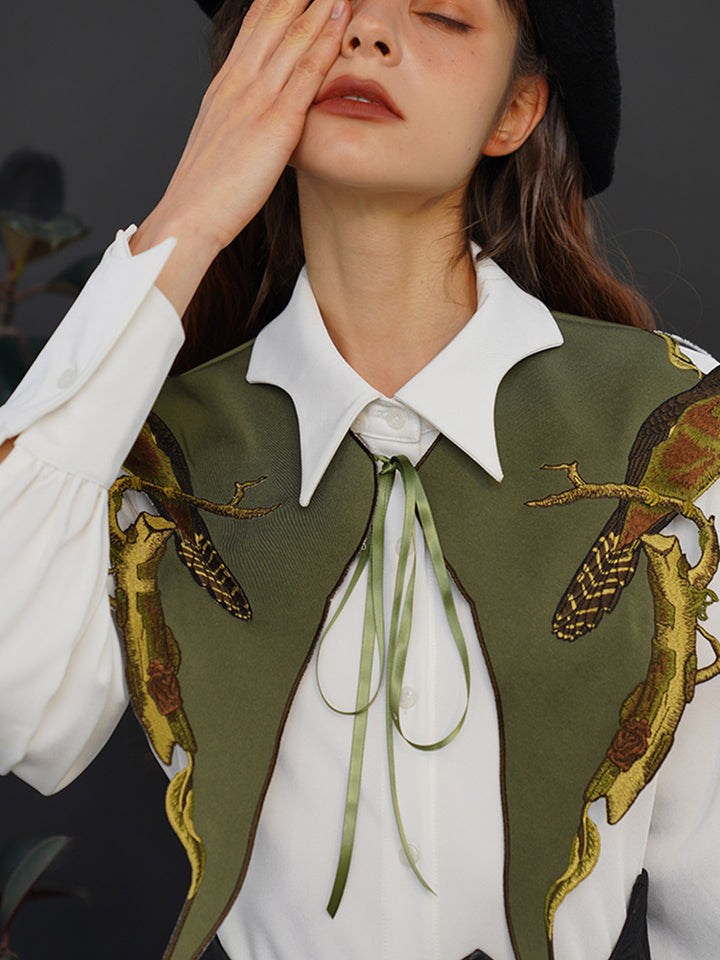 French Chic Detachable Collar - Original Versatile Thin Decorative Mini Shawl