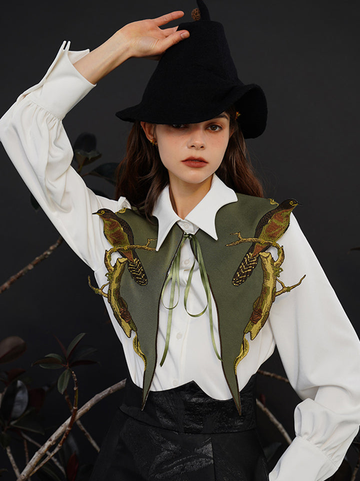 French Chic Detachable Collar - Original Versatile Thin Decorative Mini Shawl