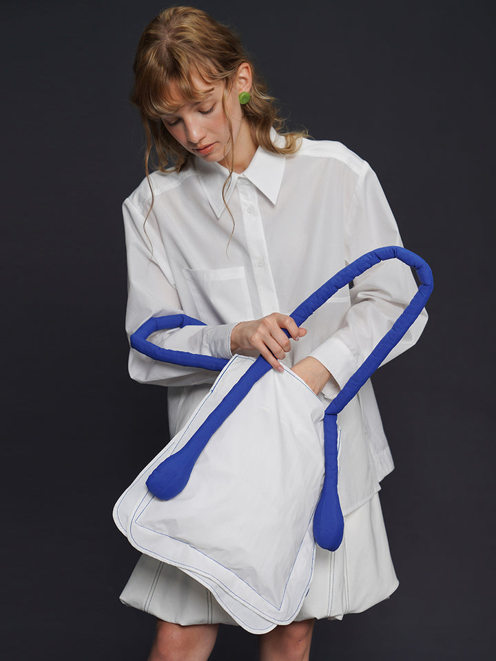 Original and original design bag, medieval large capacity cloth bag, ins style handbag, niche shoulder bag