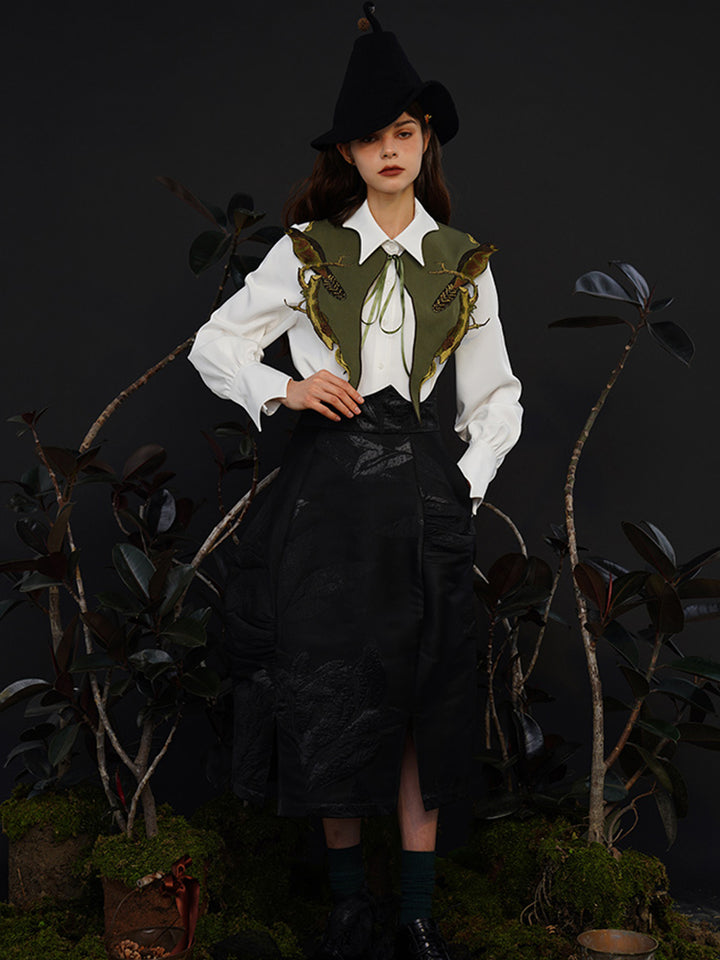 French Chic Detachable Collar - Original Versatile Thin Decorative Mini Shawl