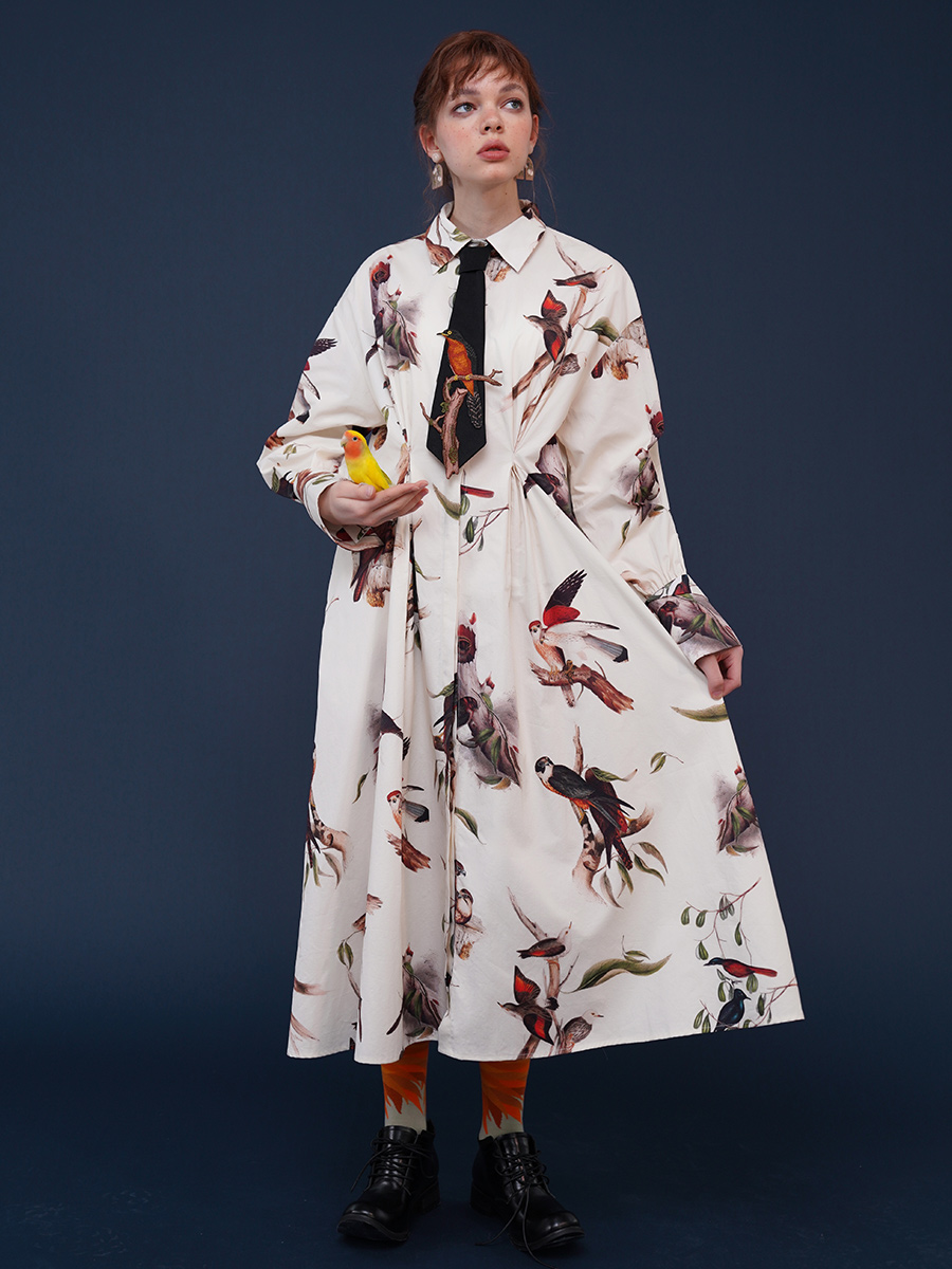 Original Tengzhi Shizuka~French retro niche design tie, women's super beautiful and personalized tie