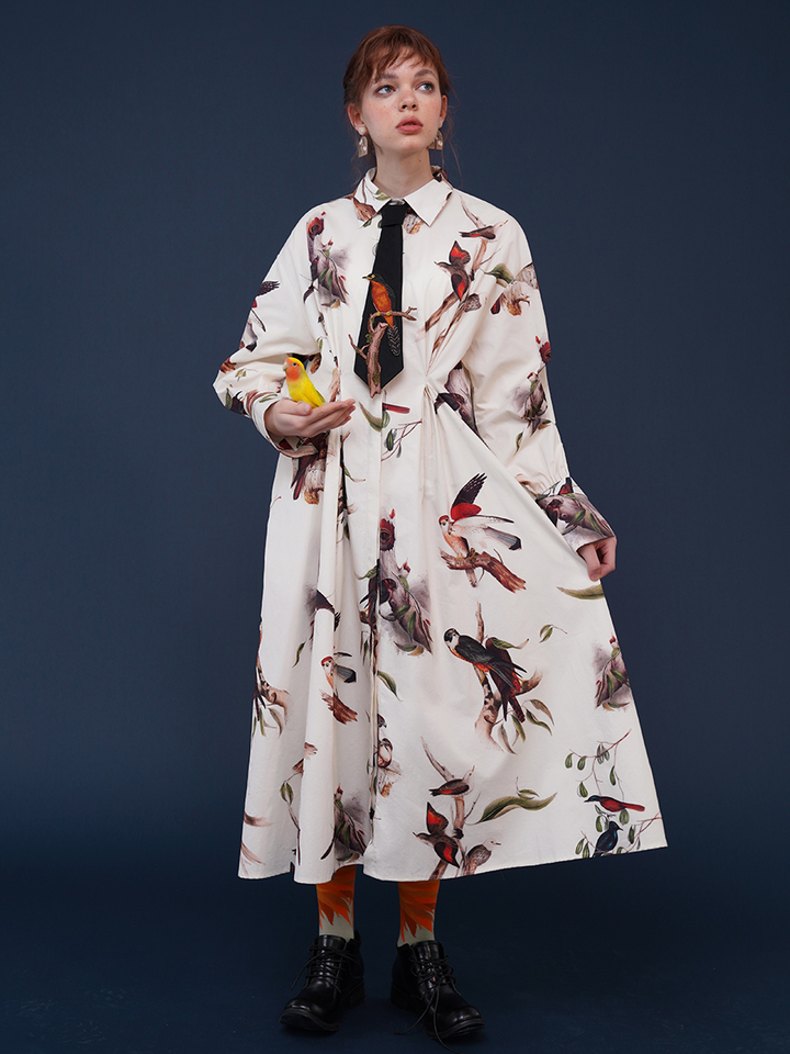 Original Tengzhi Shizuka~French retro niche design tie, women's super beautiful and personalized tie